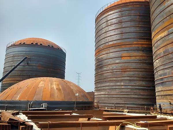 玉龙焦粉钢板仓